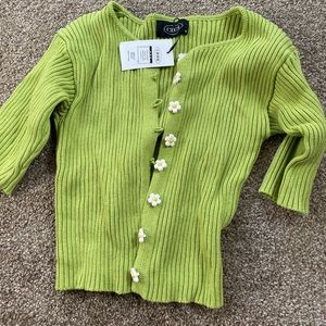 Rare cider, Daisy crop tops, size medium